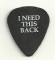 Guitar Pick - Brian Baker I Need This Back - No title (268x290)